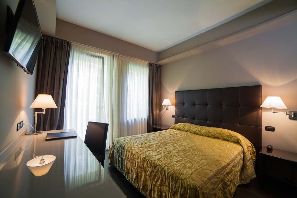Værelse på Grand Hotel i San Marino